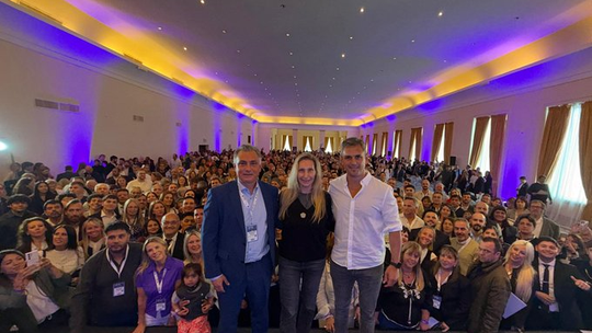 Karina Milei, Sebastian Pareja, Martín Menem Karina Milei, Sebastian Pareja, Martín Menem