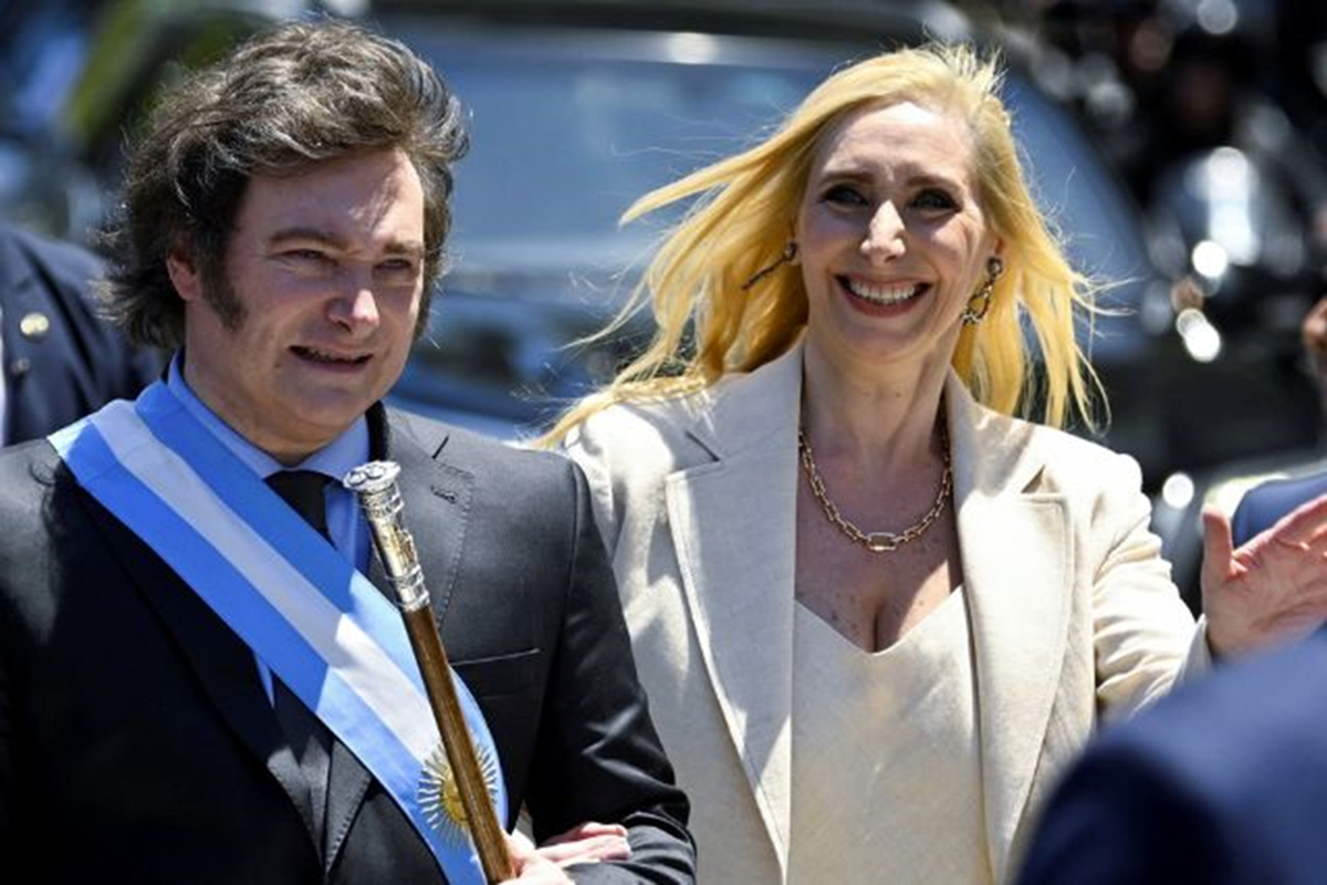 Javier y Karina Milei