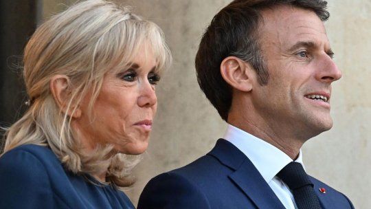 Brigitte Macron y Emmanuel Macron