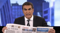 Antonio Laje disparó furioso contra los diarios en un desesperado apoyo hacia el Gobierno. Antonio Laje disparó furioso contra los diarios en un desesperado apoyo hacia el Gobierno.