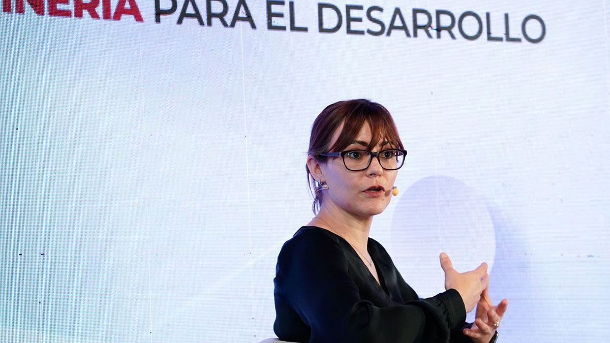 La secretaria de Minería de la Nación, Fernanda Ávila, este martes en el evento de Grupo Clarín. 
