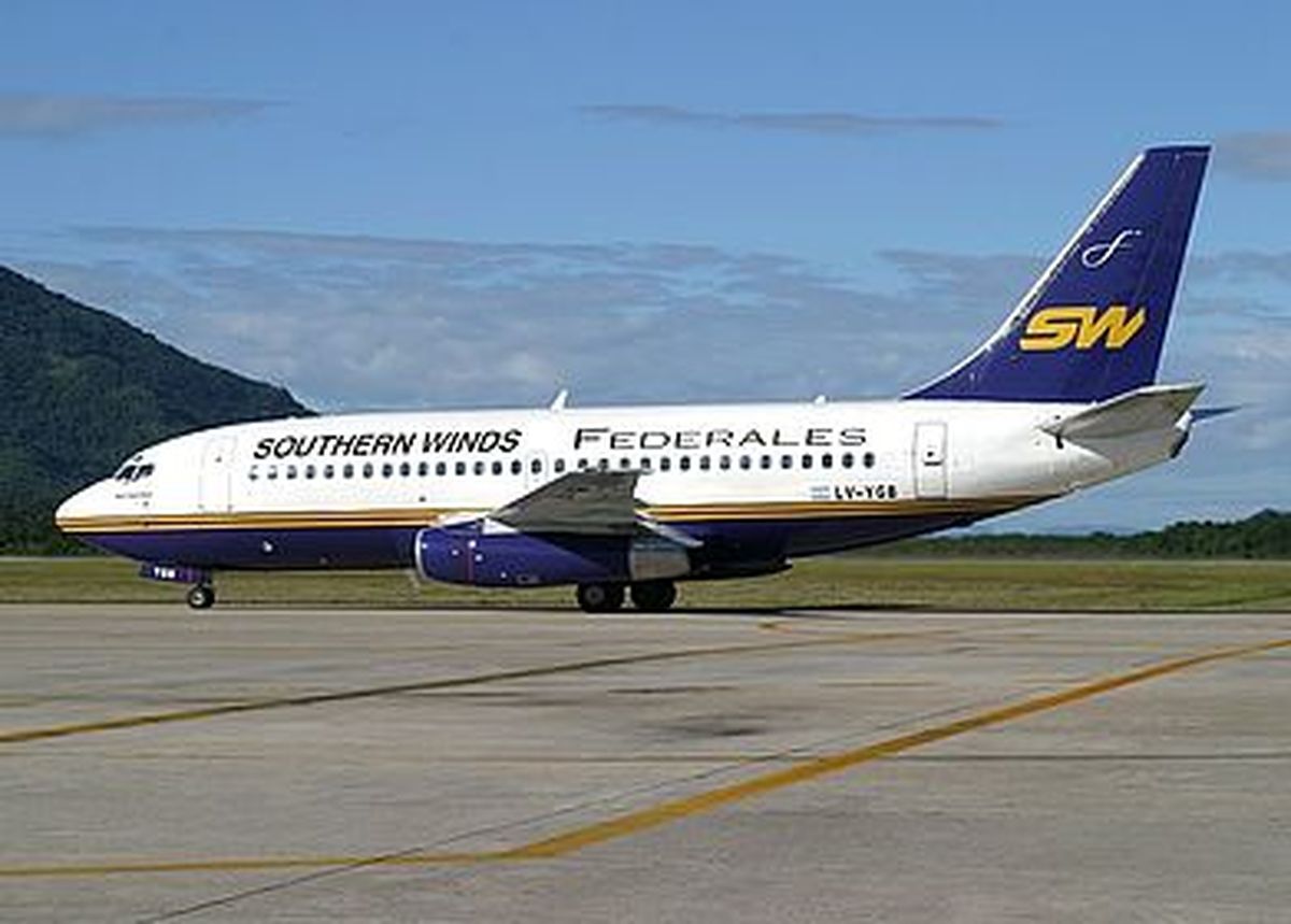 El fin de los aviones de Southern Winds. 