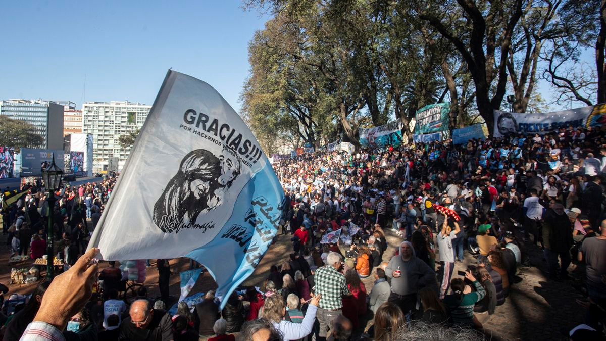 En Parque Lezama se escuchará un discurso grabado de CFK En Parque Lezama se escuchará un discurso grabado de CFK