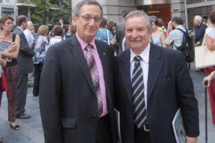 Guillermo Borger y Julio Schlosser, Presidentes de la DAIA y AMIA respectivamente.