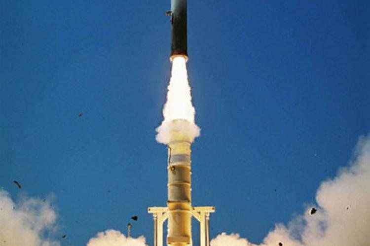 Lanzamiento de un misil Jericho III.