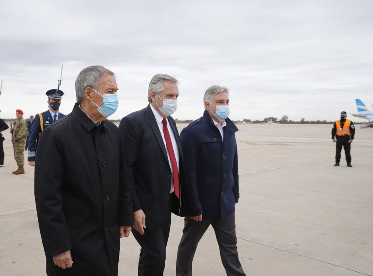 Alberto Fernández pasó por Córdoba ayer.