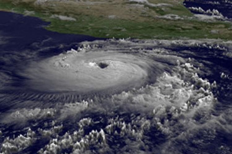 Huracan Bud en formación (Foto: AFP)