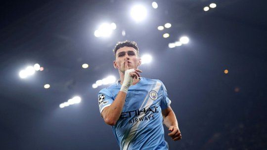 Foden, autor de dos goles en la goleada 3-0 del Manchester City al Borussia Dortmund por Champions League. Foden, autor de dos goles en la goleada 3-0 del Manchester City al Borussia Dortmund por Champions League.