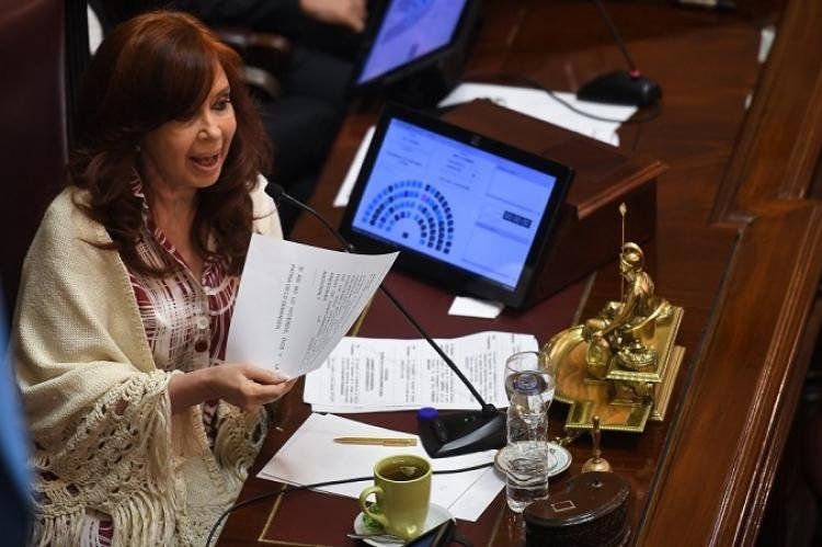 La vicepresidente CFK quiere que el Senado sesione cuanto antes.