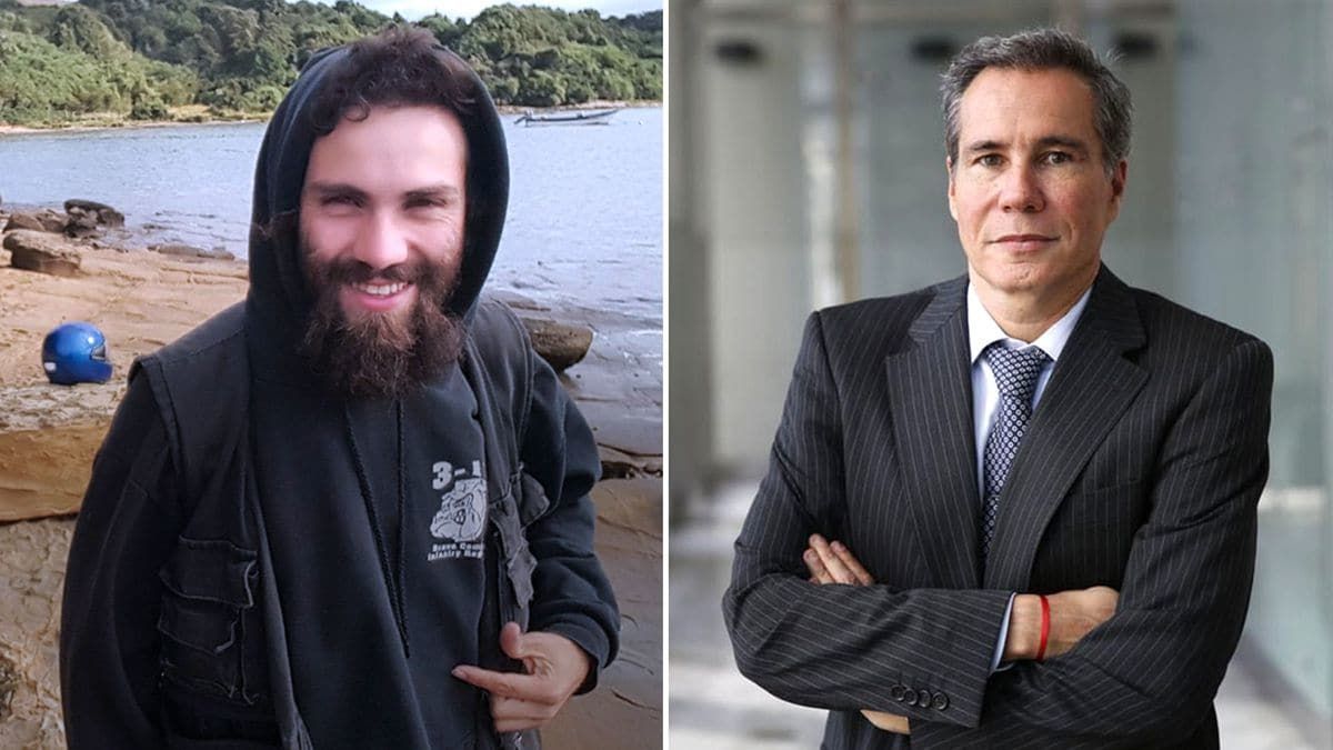 Santiago Maldonado y Alberto Nisman. En la foto sólo falta Lourdes Di Natale.