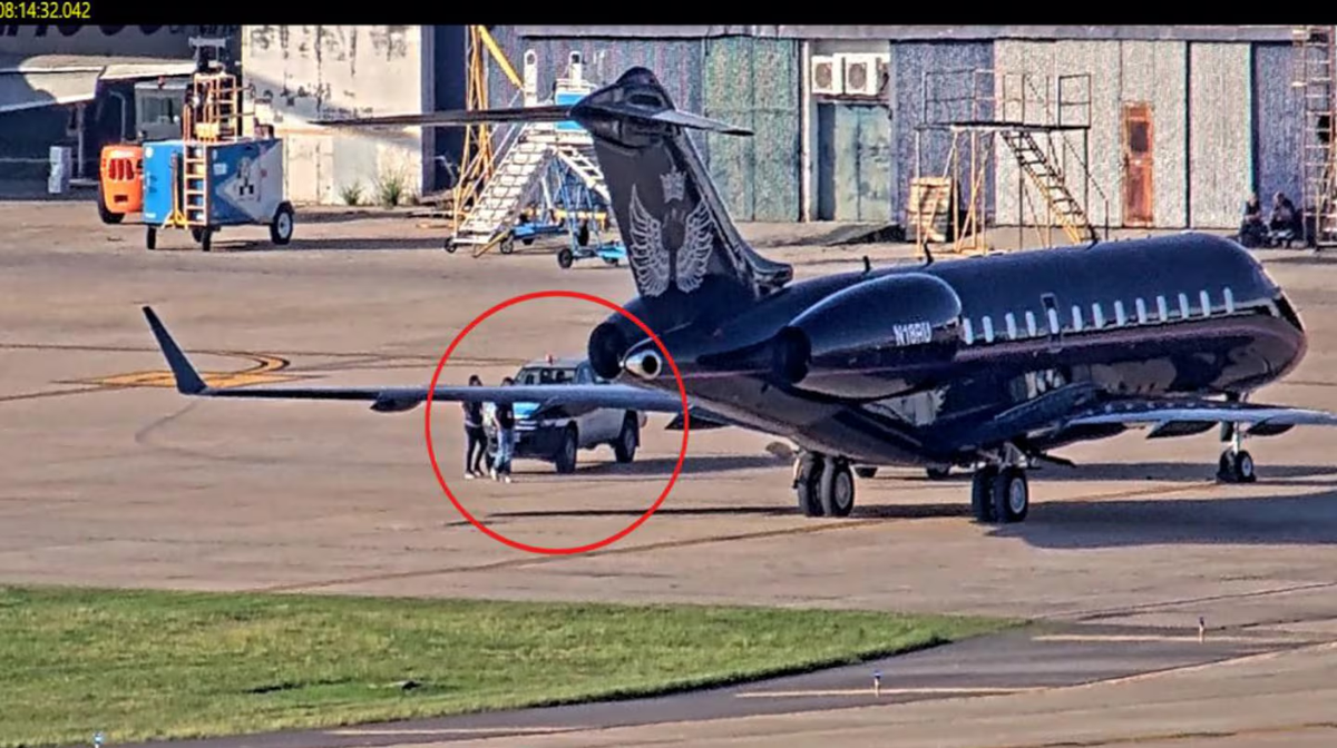 Tn mostr{o el avi{on del vuelo Florida Buenos Aires