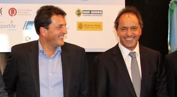 Sergio Massa y Daniel Scioli.