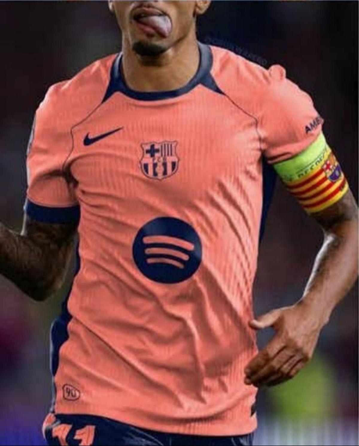 La tercera equipación de Barcelona, algo que ya se vio. La tercera equipación de Barcelona, algo que ya se vio.