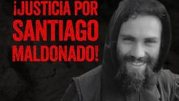 Imagen de los afiches convocando a la marcha a Tribunalespara exigir que Corte Suprema de Justicia de la Nación cambie el juez del casoMaldonado.