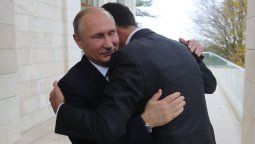 altText(Putin / Rusia protege al desterrado Al Assad y critica a Israel en Siria)}