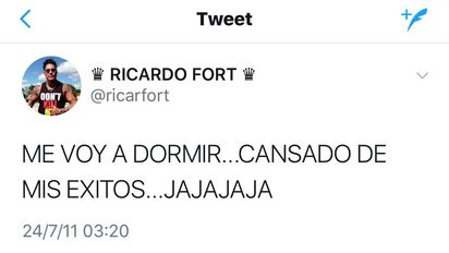 Ricardo Fort: revive su icónica cuenta de Twitter