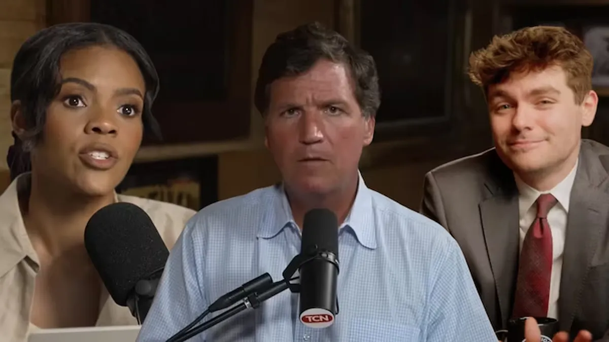 Candance Owens, Tucker Carlson y Nick Fuentes: se autoproclaman como "antisionistas", pero detractores de ellos los acusan de "antisemitas". Candance Owens, Tucker Carlson y Nick Fuentes: se autoproclaman como "antisionistas", pero detractores de ellos los acusan de "antisemitas".
