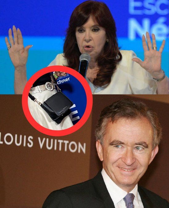 CFK vs. Louis Vuitton y Tolosa Paz con la cartera de Awada