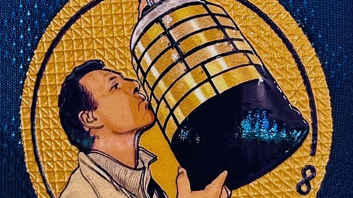 El parche en la camiseta de Boca para la Copa Miguel Ángel Russo El parche en la camiseta de Boca para la Copa Miguel Ángel Russo