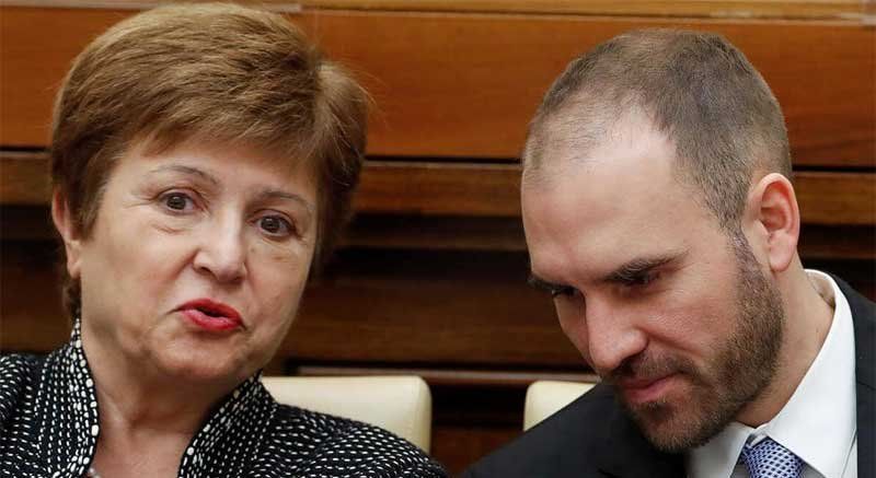 Kristalina Georgieva y Martín Guzmán