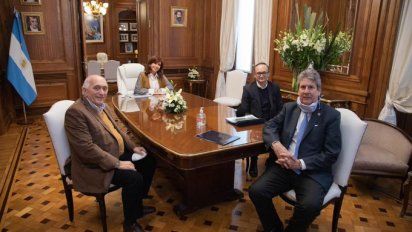 Cristina recibió al campo en medio de un proyecto para exportar US$100.000 millones