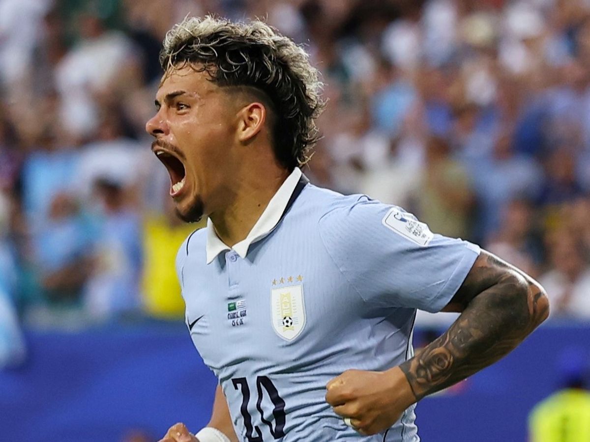 Maxi Araujo, delantero Celeste Maxi Araujo, delantero Celeste