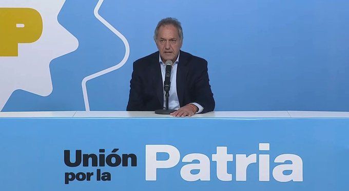 Daniel Scioli en el búnker de UP, ahora señalado por el espionaje a Sergio Massa. Daniel Scioli en el búnker de UP, ahora señalado por el espionaje a Sergio Massa.