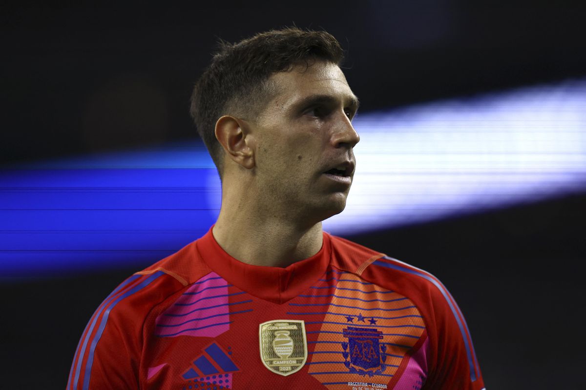 Dibu Martínez, arquero de la Selección Argentina.