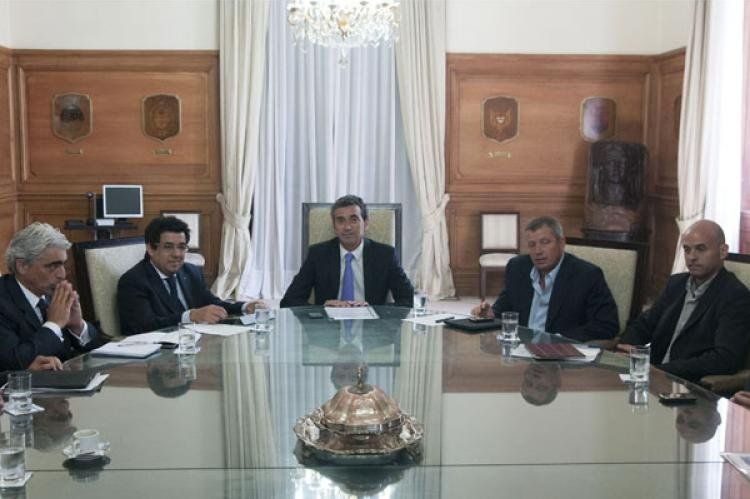 Fracasó la 1er. reunión que Florencio Randazzo encabezó con funcionarios de la Ciudad y la Provincia para analizar la situación de los subtes porteños. (Foto: Juan Vargas/NA)