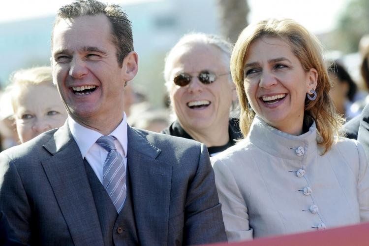 Iñaki Urdangarin y la infanta Cristina, hija de los Reyes de España, hermana del heredero Felipe de Borbón.
