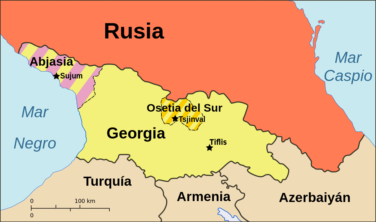 Abjasia y Osetia del Sur, territorio georgianos anexionados por Rusia Abjasia y Osetia del Sur, territorio georgianos anexionados por Rusia