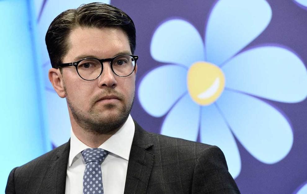 Jimmie Akesson, líder de la extrema derecha en Suecia.