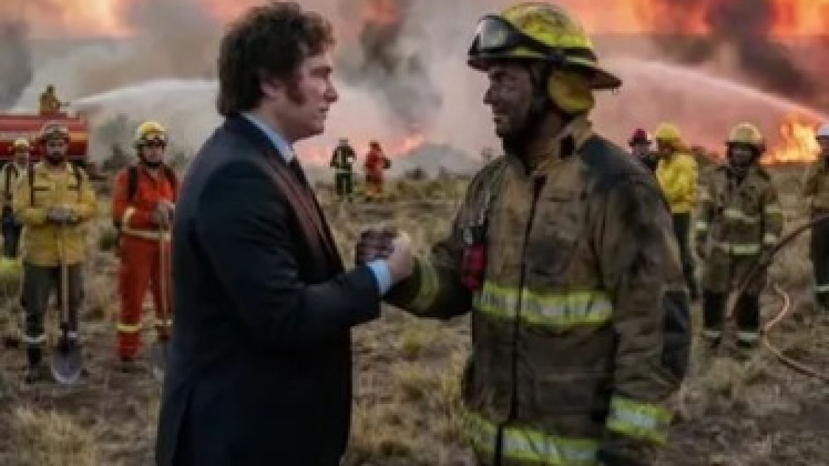 Milei nunca fue a la provincia de Chubut Milei nunca fue a la provincia de Chubut