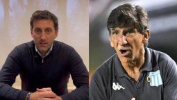 Racing, Diego Milito y Gustavo Costas