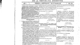 Boletín oficial de Argentina nació en 1893