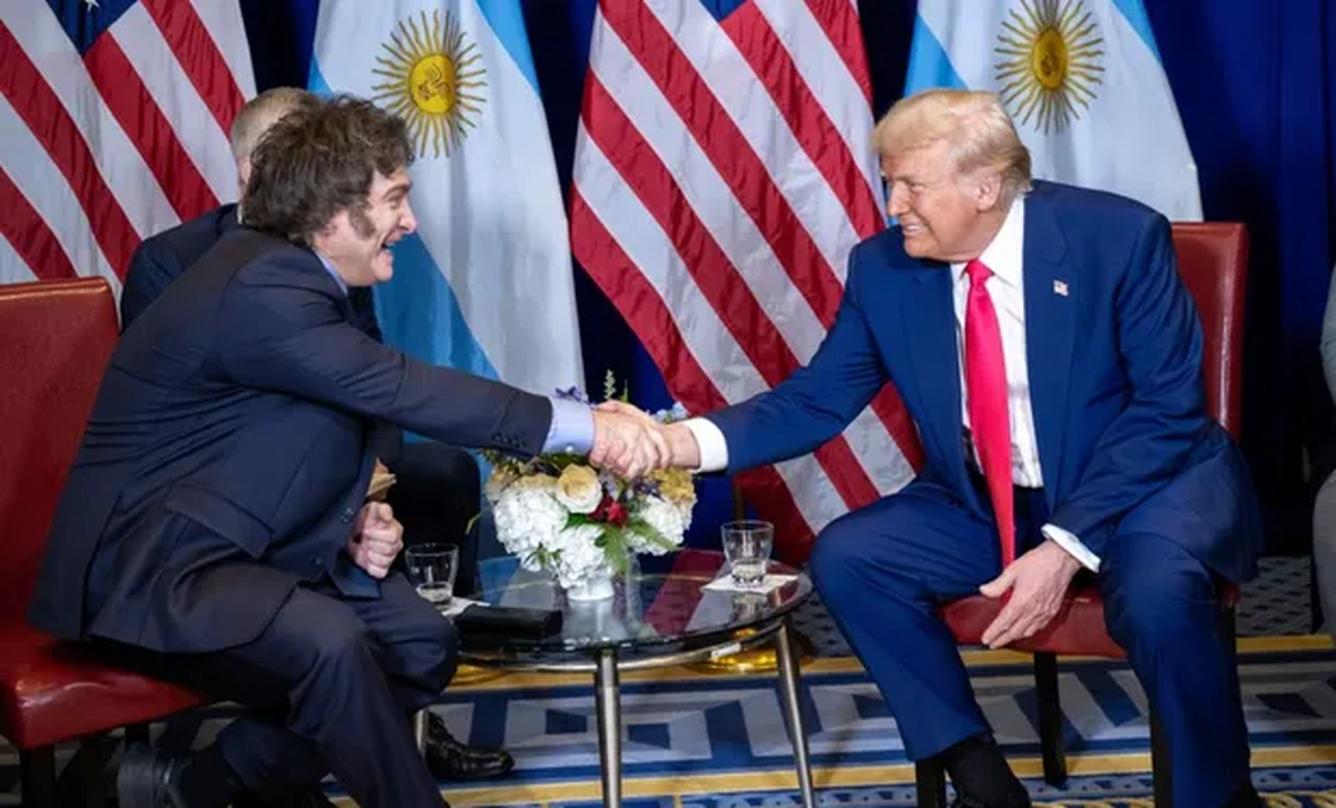 Javier Milei y Donald Trump. Javier Milei y Donald Trump.