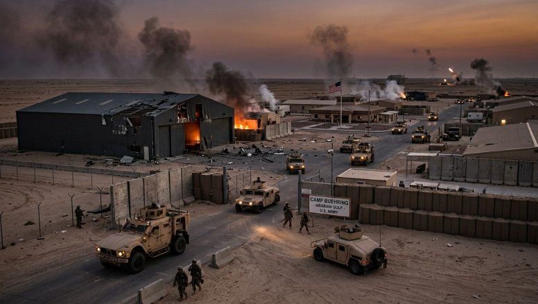 Soldados de Estados Unidos sobre la dura embestida iraní y mala racha de guerra: