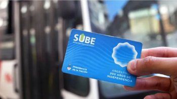 De cuánto es el saldo negativo de la tarjeta SUBE en junio de este año