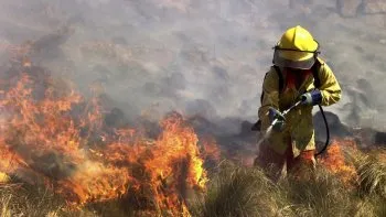 Arde Córdoba: 70.000 hectáreas después, llega Javier Milei