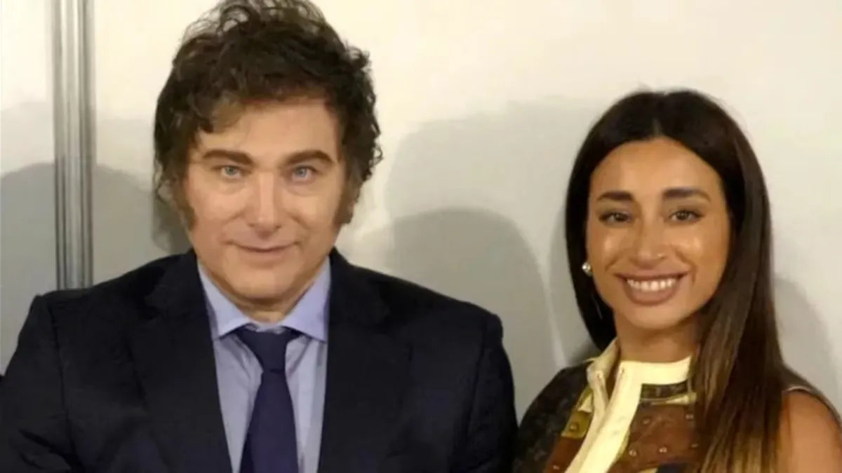 Laura Belén Arrieta y Javier Milei Laura Belén Arrieta y Javier Milei