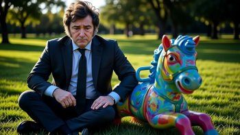 Milei se despide del 'caballito' y los malabares ya no convencen