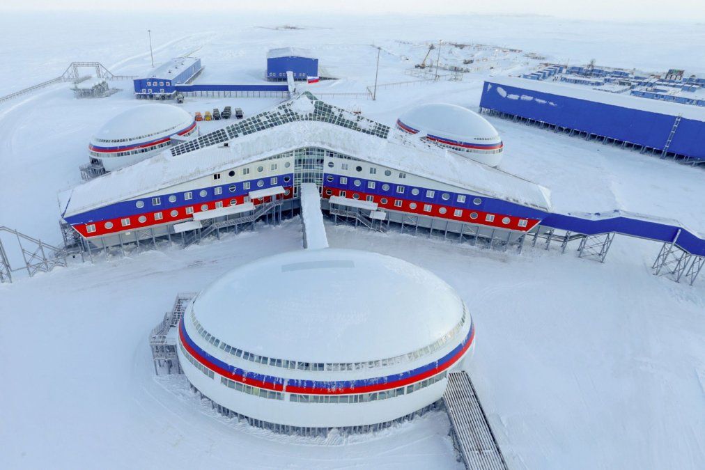 Nagurskoye, la base rusa en el Ártico extremadamente remota.