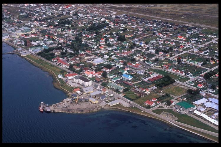 Puerto Argentino, islas Malvinas. Puerto Argentino, islas Malvinas.