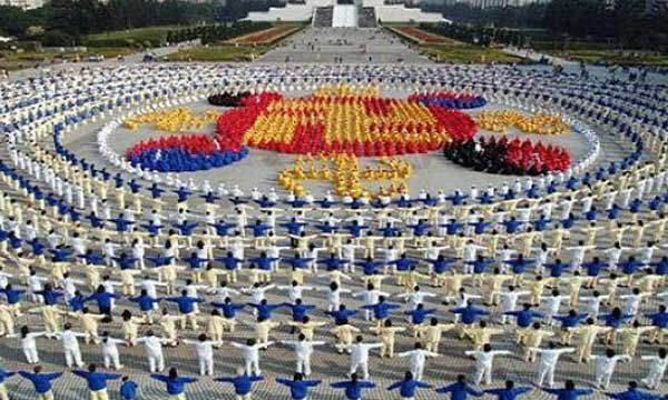 Reunión de practicantes de Falun Dafa.