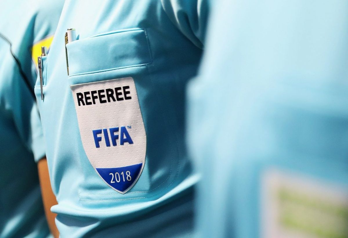 MUMBAI, INDIA - OCTOBER 09:  Referees and Officials wait in the tunnel ahread of the FIFA U-17 World Cup India 2017 group B match between Paraguay and New Zealand at Dr DY Patil Cricket Stadium on October 9, 2017 in Mumbai, India.  (Photo by Matthew Lewis - FIFA/FIFA via Getty Images)