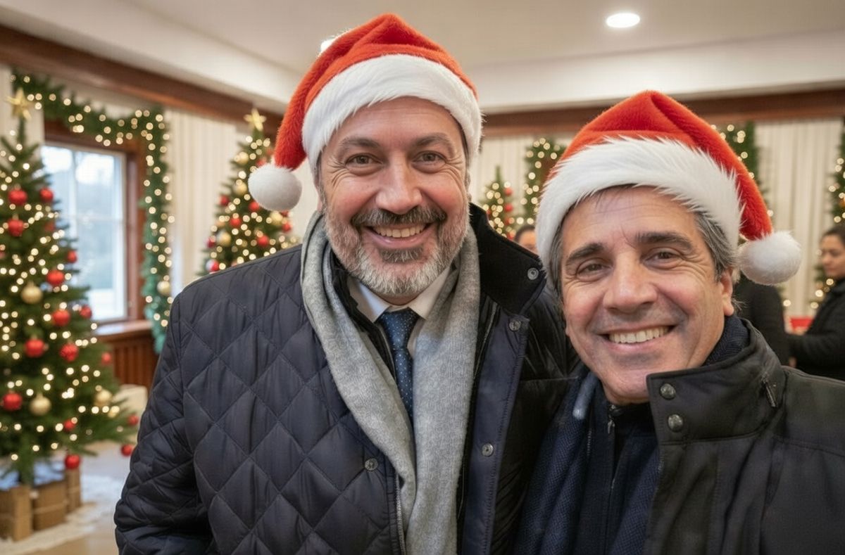 Federico Sturzenegger y Luis Caputo, ¿verdugos de las sesiones extraordinarias?. (Foto: Grok/IA) Federico Sturzenegger y Luis Caputo, ¿verdugos de las sesiones extraordinarias?. (Foto: Grok/IA)