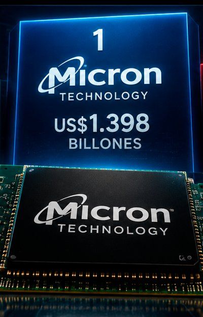 Micron supera a Meta y Tesla en valor de mercado por la IA