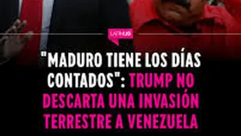 Dos cazas F/A-18 Super Hornet de USA sobre cielo venezolano