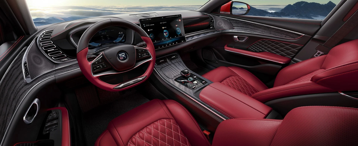 Nuevo Han EV de BYD tiene el sistema HiCar, de Huawei, basado en HarmonyOS.