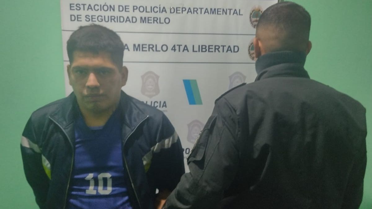 EL ladrón de la chimenea detenido (Foto: Temas de Policiales y Judiciales (RAGO) / Twitter)